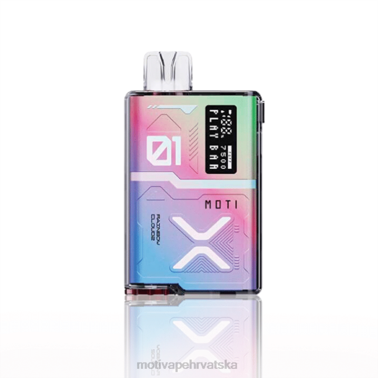 MOTI Vape Amazon - MOTI Play Bar 7500 jednokratnih vape (5%, 7500 puffs) eksplozija tropske duge D6BBZ54