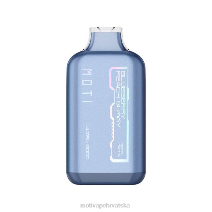 MOTI Vape Amazon - MOTI Ultra jednokratni vape (5%, 6000 udisaja) plavi razz led D6BBZ27