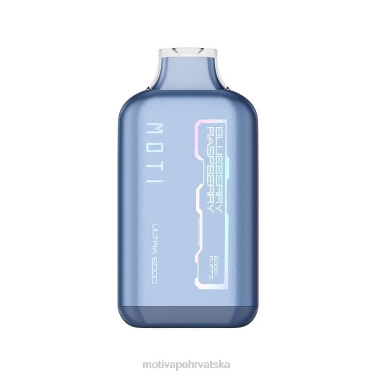 MOTI Vape Amazon - MOTI Ultra jednokratni vape (5%, 6000 udisaja) plavi razz led D6BBZ27