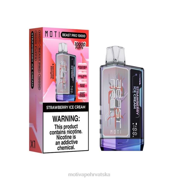 MOTI Vape Disposable - MOTI Beast Pro jednokratni vape (5%, 10000 udisaja) plavi razz led D6BBZ40