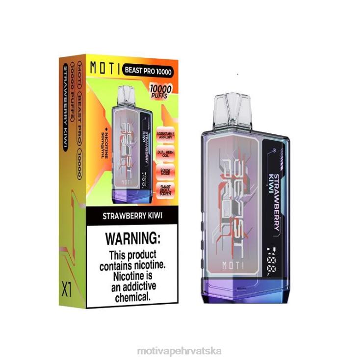 MOTI Vape Disposable - MOTI Beast Pro jednokratni vape (5%, 10000 udisaja) plavi razz led D6BBZ40