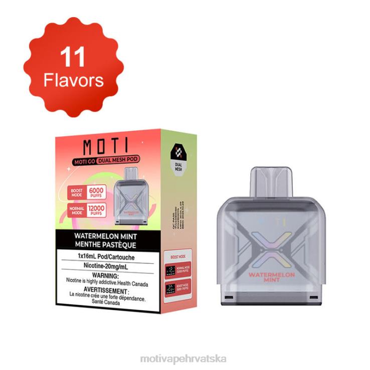 MOTI Vape Kit Hrvatska - MOTI Go Pro mahuna za jednokratnu upotrebu led od kiselih jabuka D6BBZ88