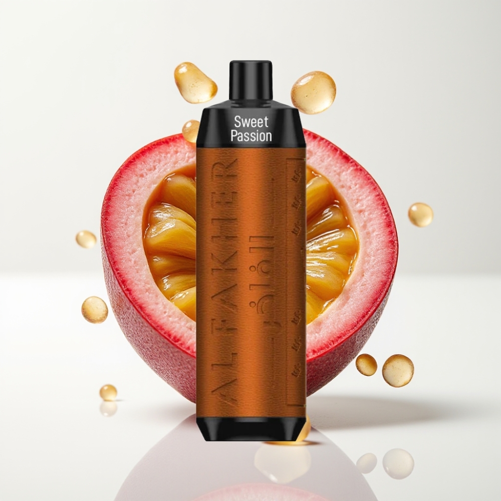Al Fakher Crown Bar 8000 Kristal Jednokratna Vape Slatka Marakuja – 18ml/8000 Puffova/5mg Nikotina/USB-C