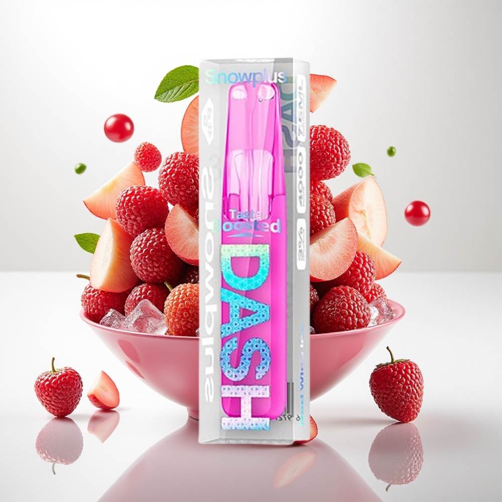 Snowplus Dash 4000 Puffs Jednokratni Uređaj Crno Vino Led 530 mAh, 7.5 ml, Keramika