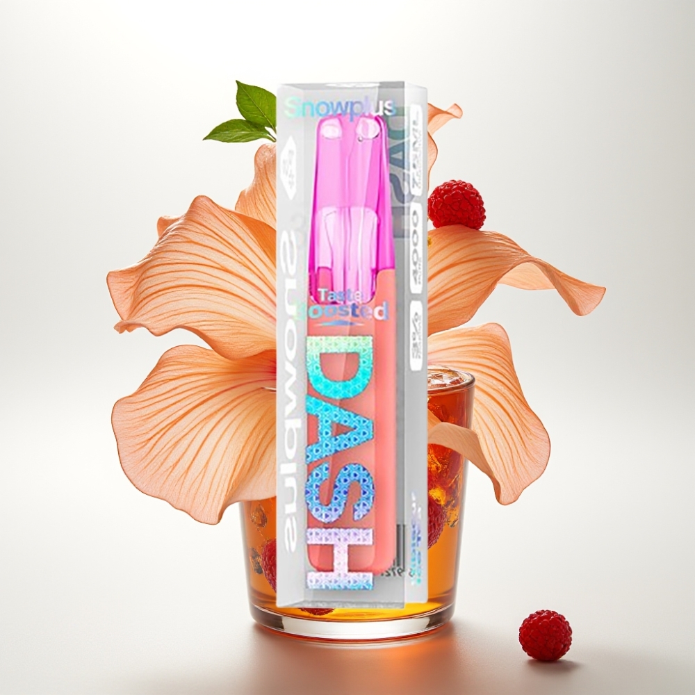 Snowplus Dash 4000 Puffs Jednokratni Uređaj Hibiskus Ledeni Čaj Keramika, 530 mAh, 7.5 ml, 3%/5% nikotina