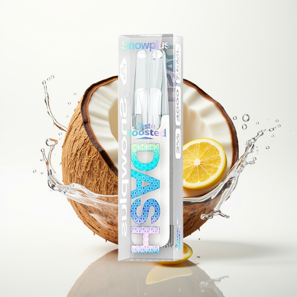 Snowplus Dash 4000 Pufova Jednokratni Uređaj Kokosova Voda – Ceramika, 530 mAh, 7.5 ml Snowplus Dash 4000 Pufova Jednokratni Uređaj – Ceramika, 530 mAh, 7.5 ml