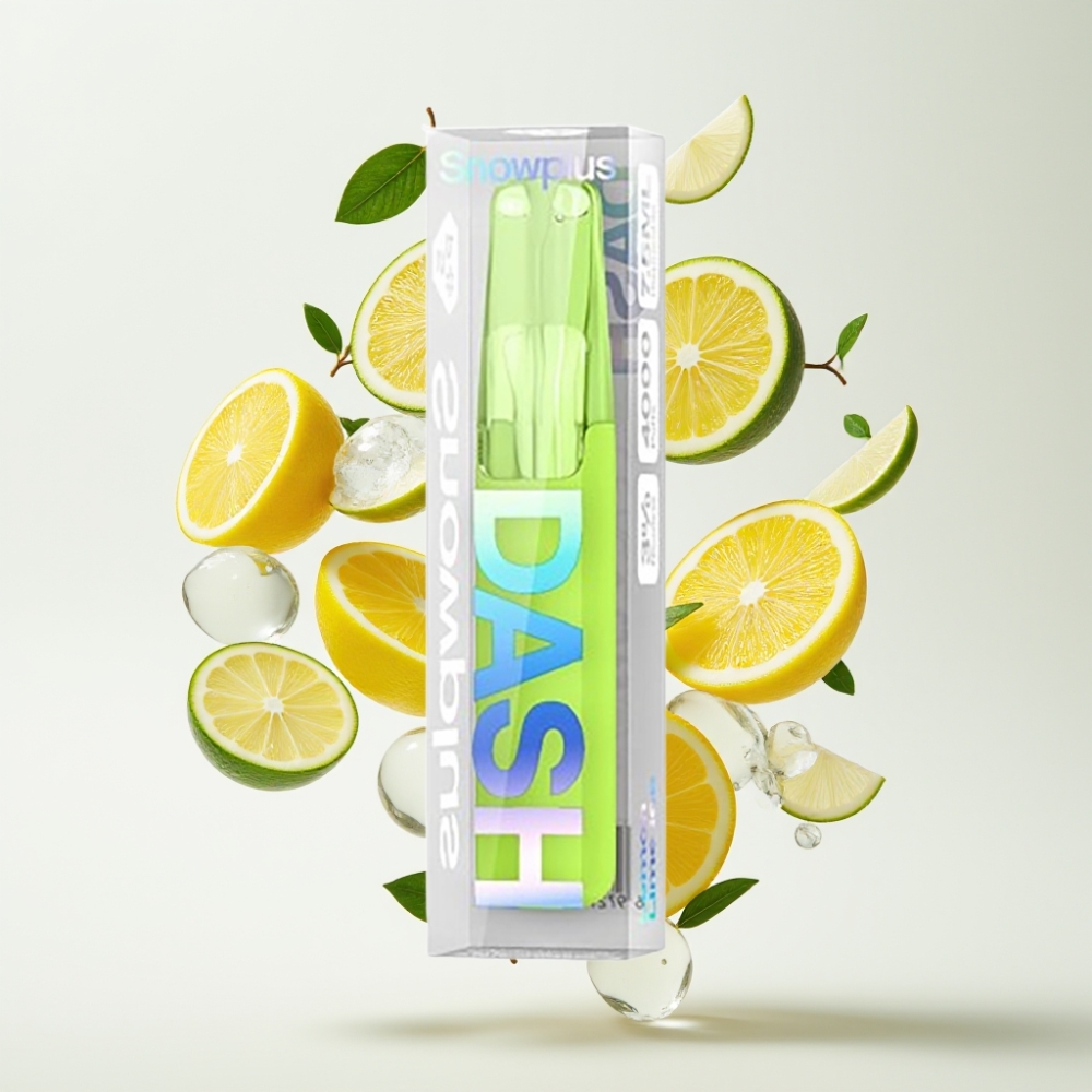 Snowplus Dash 4000 Pufova Jednokratni Uređaj Limeta Led Keramika, 530 mAh, 7.5 ml