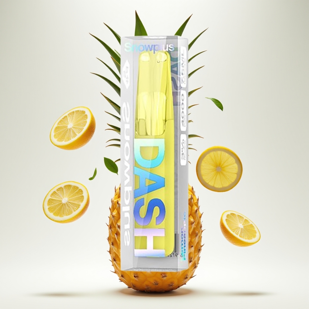 Snowplus Dash 4000 Pufova Jednokratni Uređaj Limun Ananas – 7,5 ml, 530 mAh, Keramički