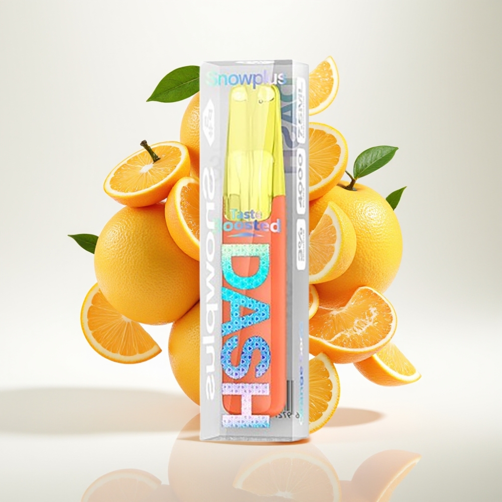 Snowplus Dash 4000 Pufova Jednokratni Uređaj Orange Soda Keramika, 7.5 ml, 3%/5% nikotina