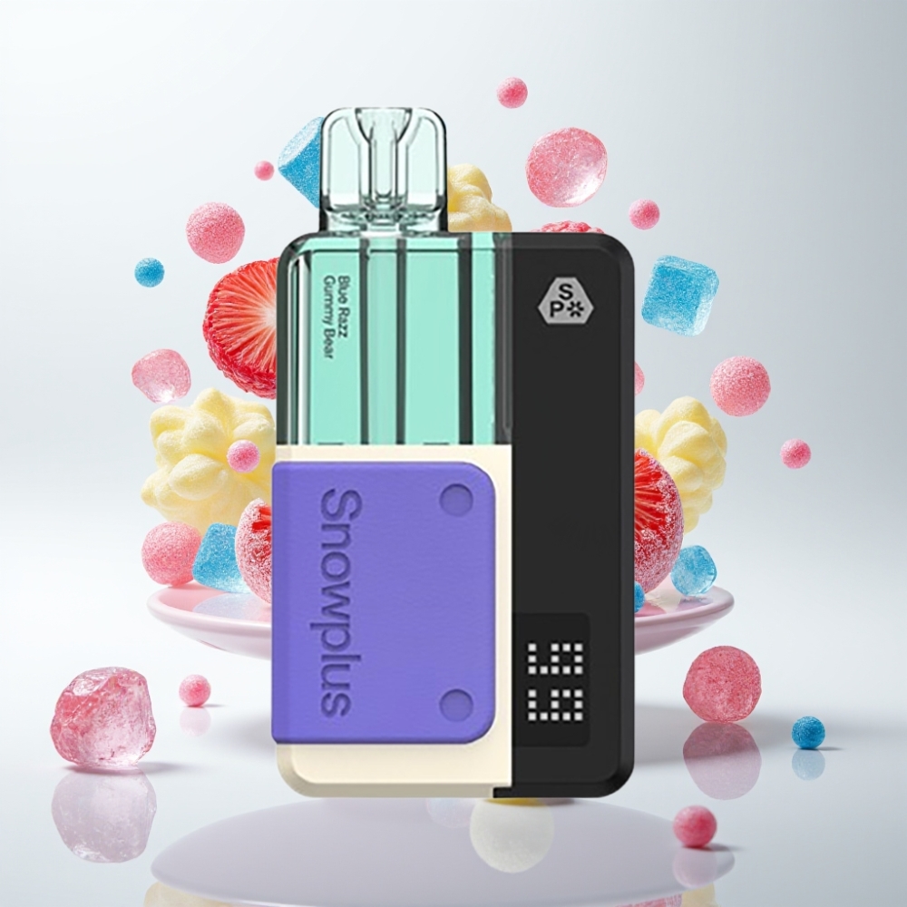 Snowplus Swift 5000 Puffs Prefilled Pod Kit Plavi Medvjedić (43x81x25 mm, 1000 mAh, Dual Mesh)