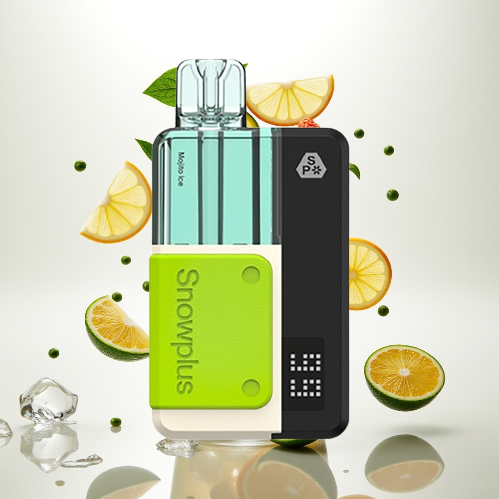 Snowplus Swift 5000 Pufova Mojito Led Prefilled Pod Kit – 2 10 ml, 2%, 1000 mAh, Dual Mesh