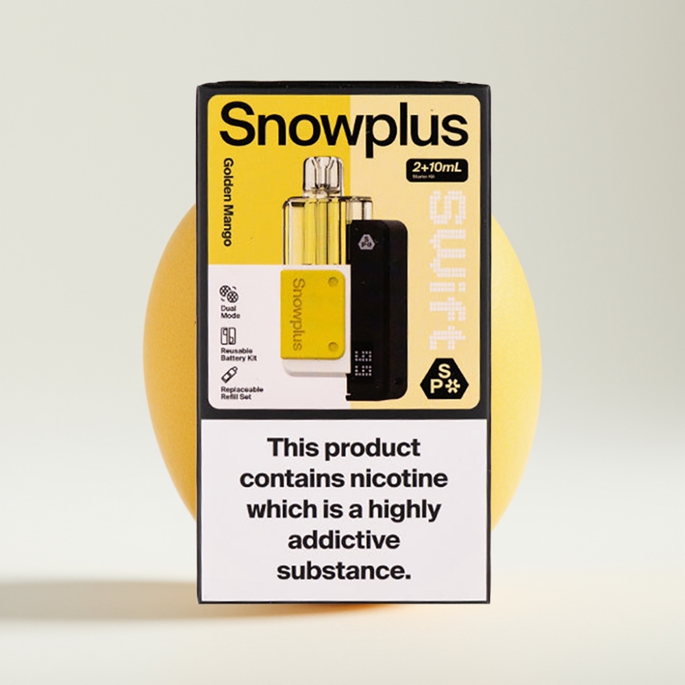 Snowplus Swift 5000 Pufova Prefilled Pod Kit Zlatna Mango – 1000 mAh, 2 10 ml, Dual Mesh Snowplus Swift 5000 Pufova Prefilled Pod Kit – 1000 mAh, 2 10 ml, Dual Mesh
