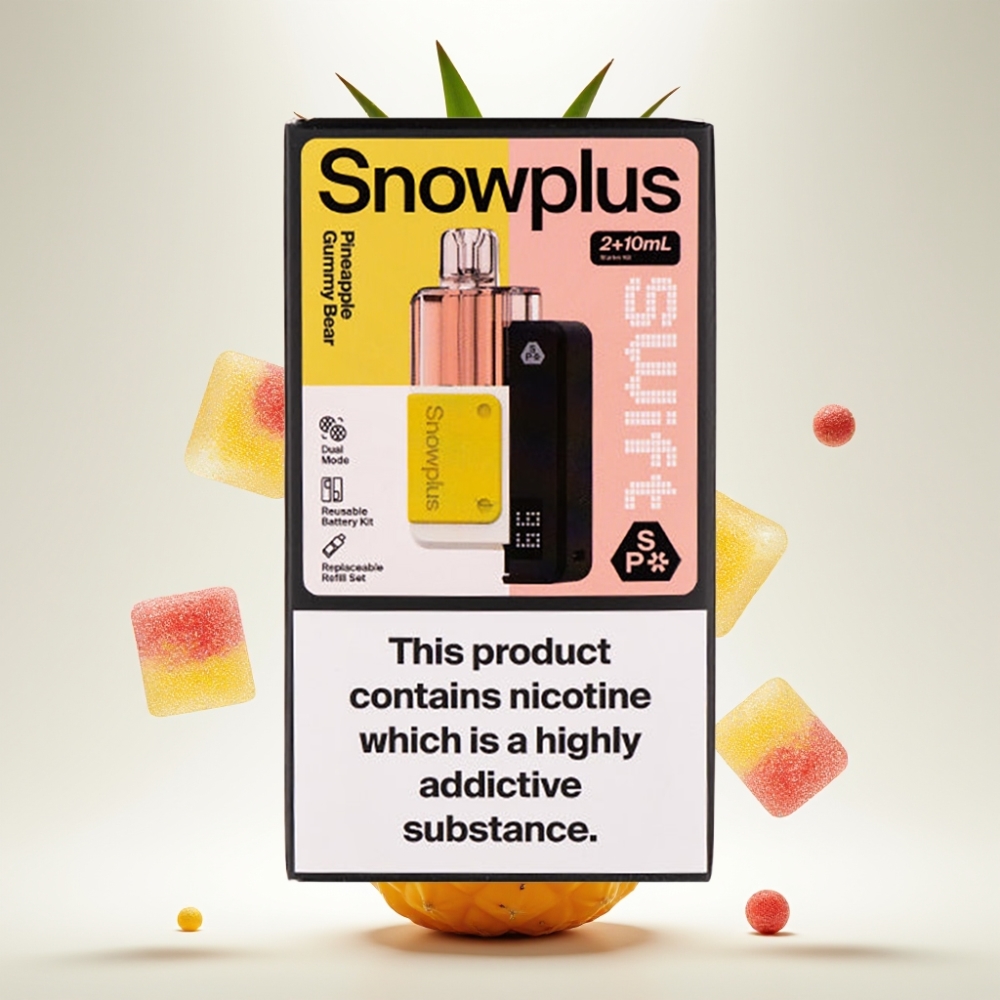 Snowplus Swift 5000 Puni Pod Kit Ananas Gumeni Medvjedić – 1000 mAh, Dual Mesh, 2 10 ml, 2%