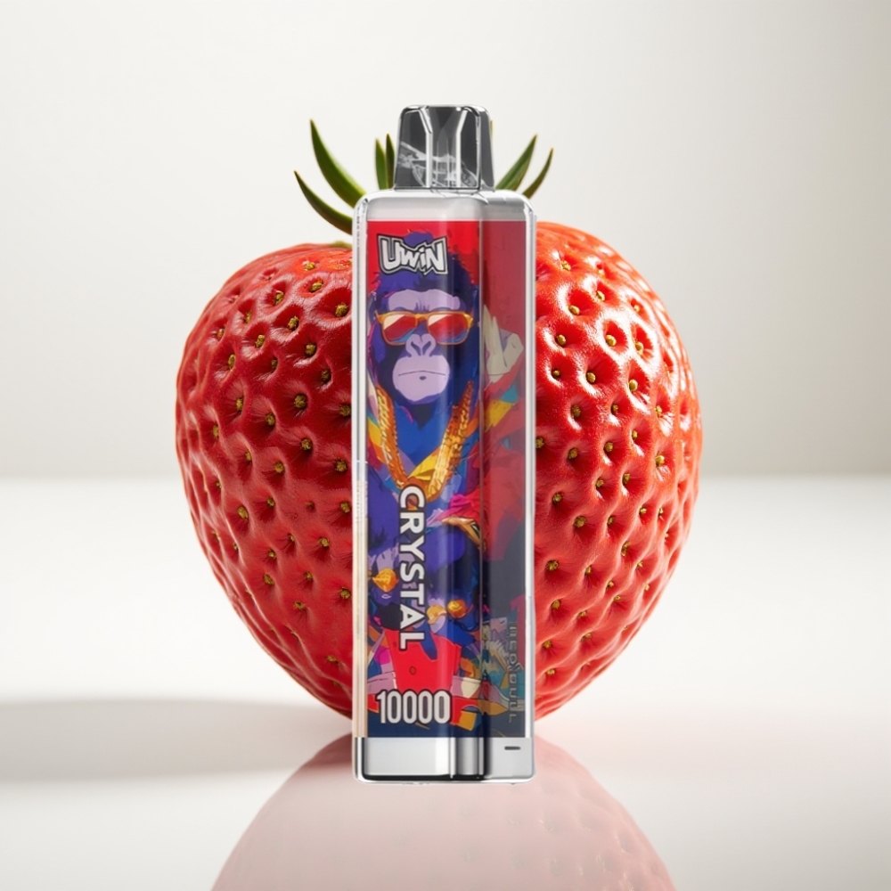 UWIN Crystal 10000 Pufova Disposable Vape Red Bull – 18ml/10K pufova, 0.8 Ohm, RGB, Type-C