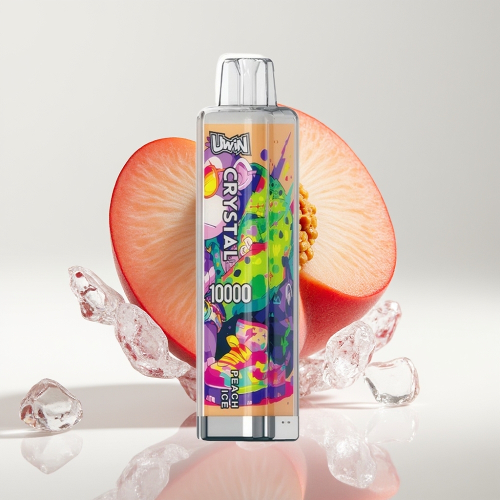 UWIN Crystal 10000 Pufova Jednokratna Vape Briska Led RGB, 18ml/650mAh/Type-C/0.8Ω