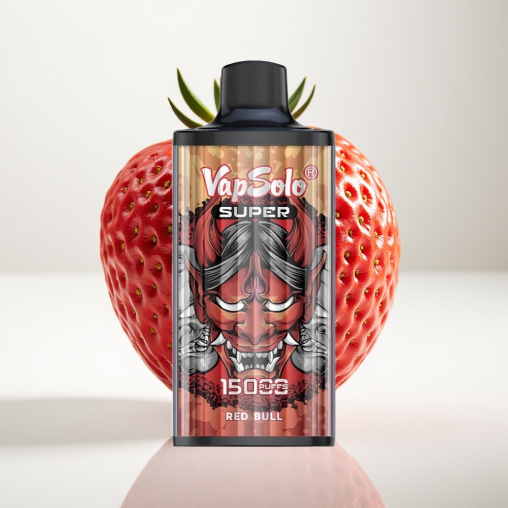 Vapsolo Super 15000 Puffs Disposable Vape Red Bull – 40ml, 850mAh, Type-C, 20/50mg/ml