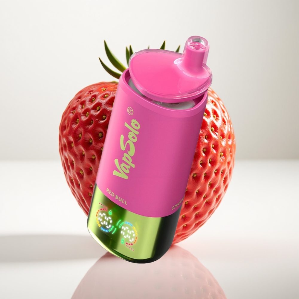 VapSolo Triple 30000 Puffs Jednokratna Vape Crveni bik 40ml 20/50mg Tip-C