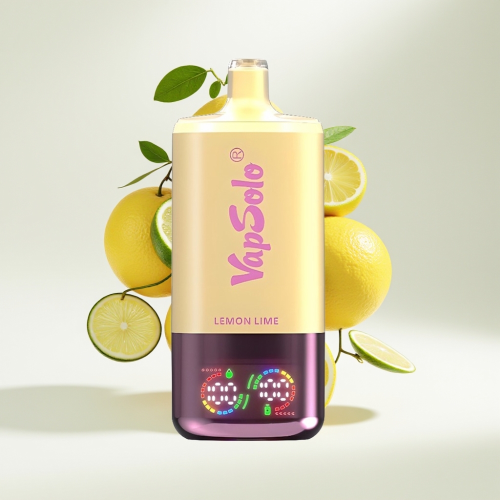 VapSolo Triple 30000 Puffs Jednokratna Vape Limun-Limeta | 40ml | 3 spremnika | Type-C