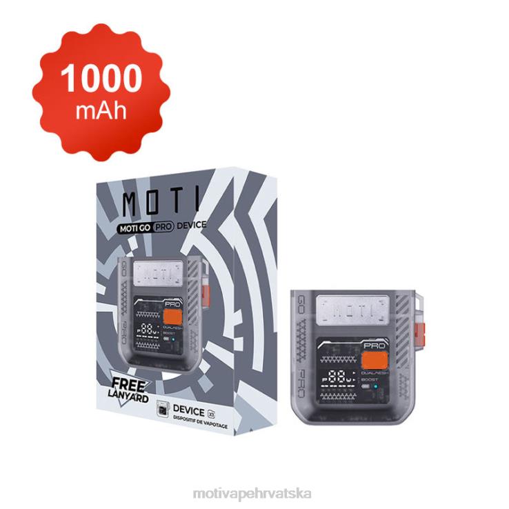 MOTI Vape Zagreb - MOTI Go Pro komplet uređaja 1000mah - jednokratni pod sustav 1 kom D6BBZ119